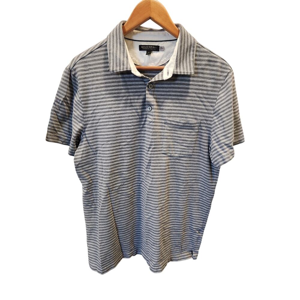 Banana Republic Performance Pique Polo Size Large